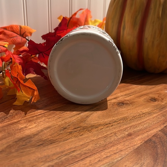 🍁Clearance- Farmhouse Fall Gather Ceramic Milk Jug Vase-Like New - Picture 8 of 13